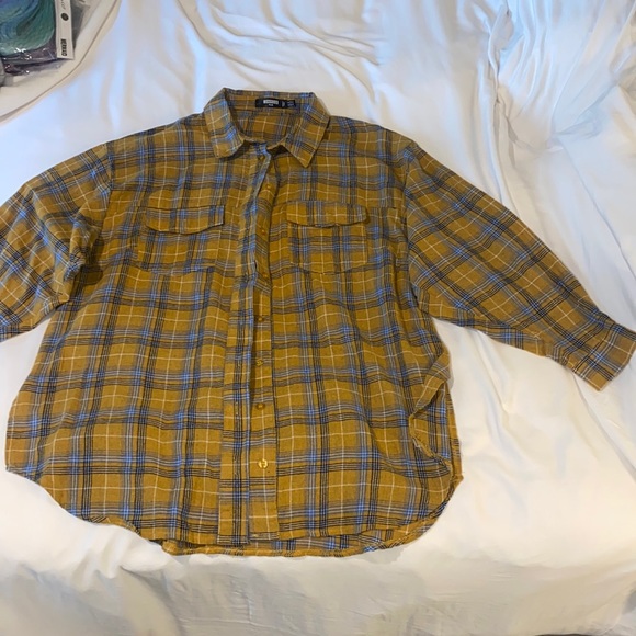 Fleece plaid shirt - Picture 1 of 5